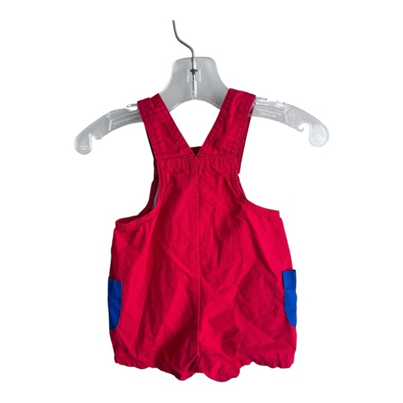 Okiedokie Red Bear Overalls 00’s - Picture 2 of 4